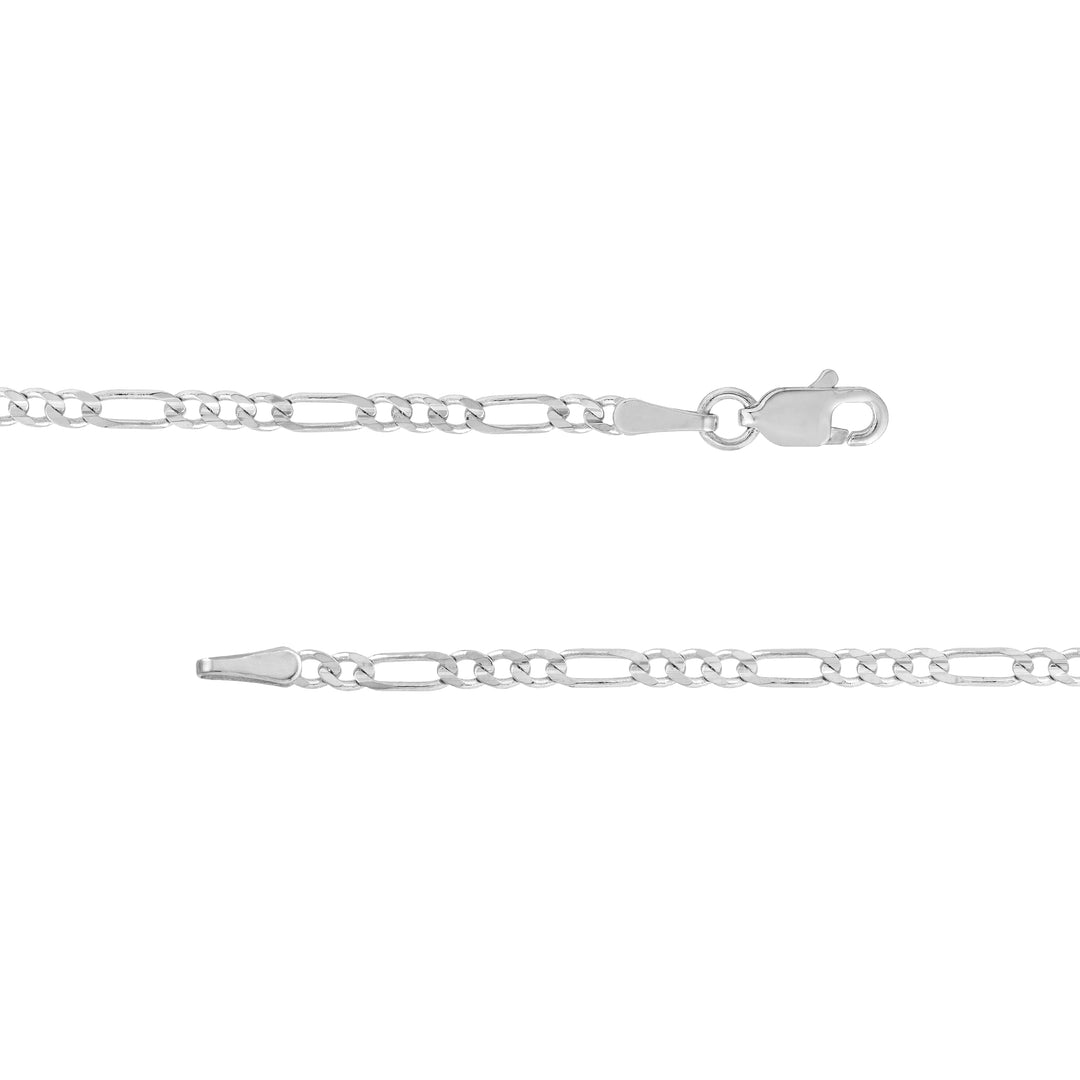 2.35mm Concave Figaro Chain