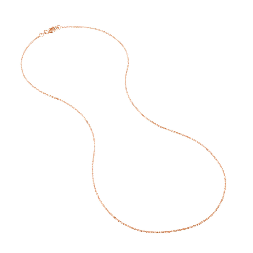 1.05mm Wheat Chain with Lobster Lock