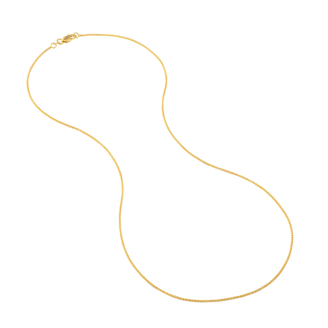 1.05mm Wheat Chain with Lobster Lock