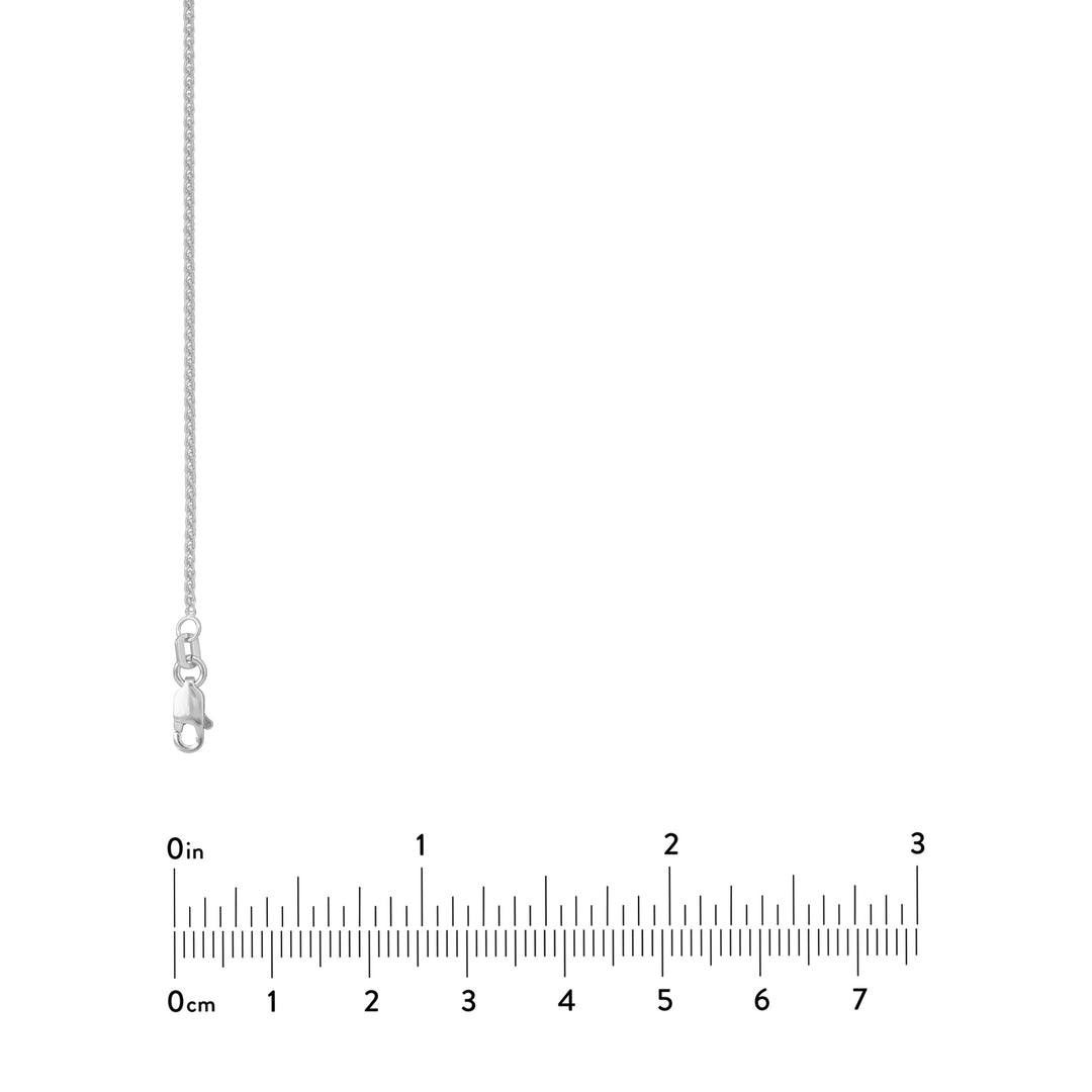 1.25mm Wheat Chain with Lobster Lock