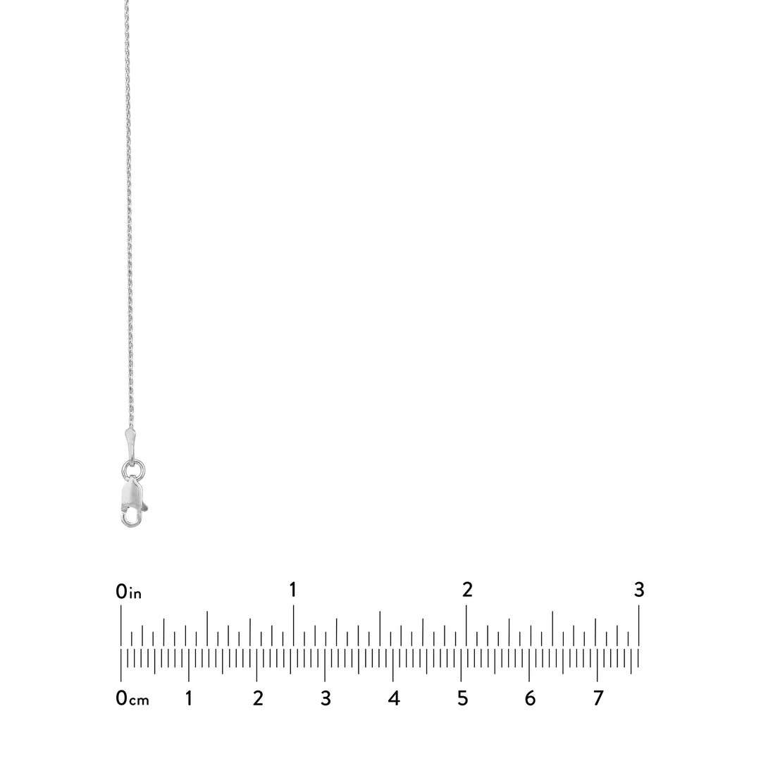 0.85mm D/C Round Wheat Chain with Lobster Lock