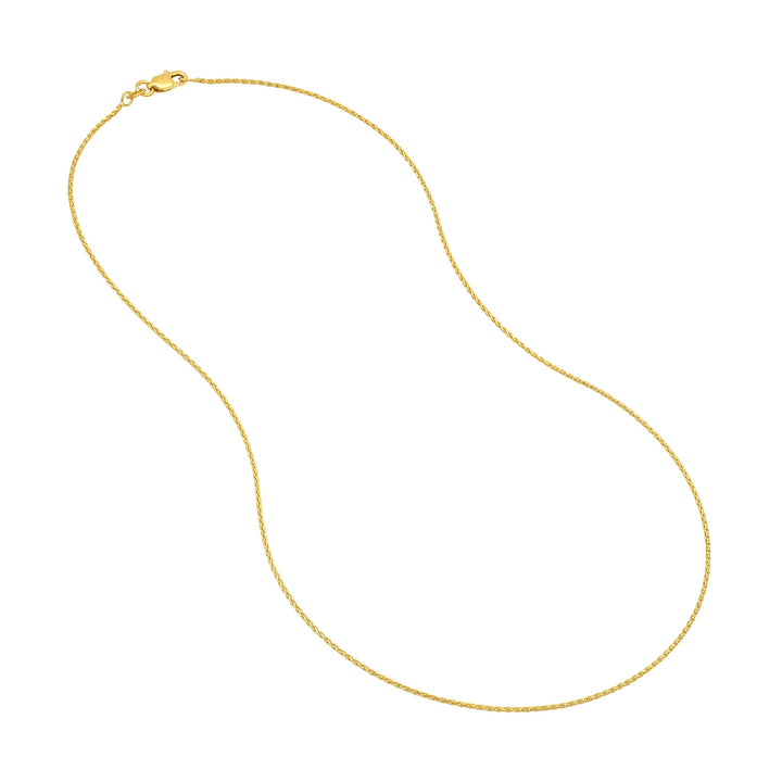 1.05mm D/C Wheat Chain with Lobster Lock