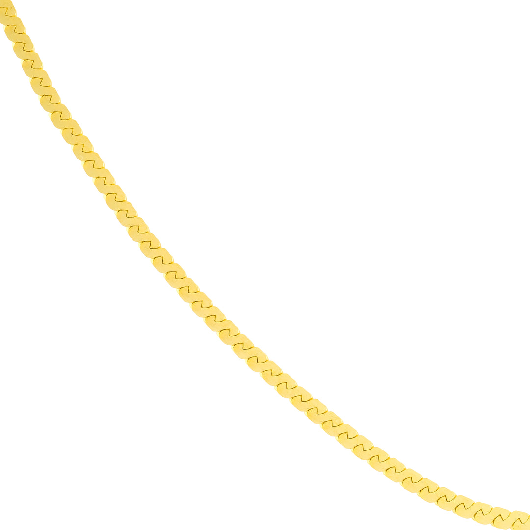 2.0mm Serpentine Chain with Lobster Lock