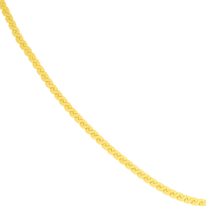 2.0mm Serpentine Chain with Lobster Lock