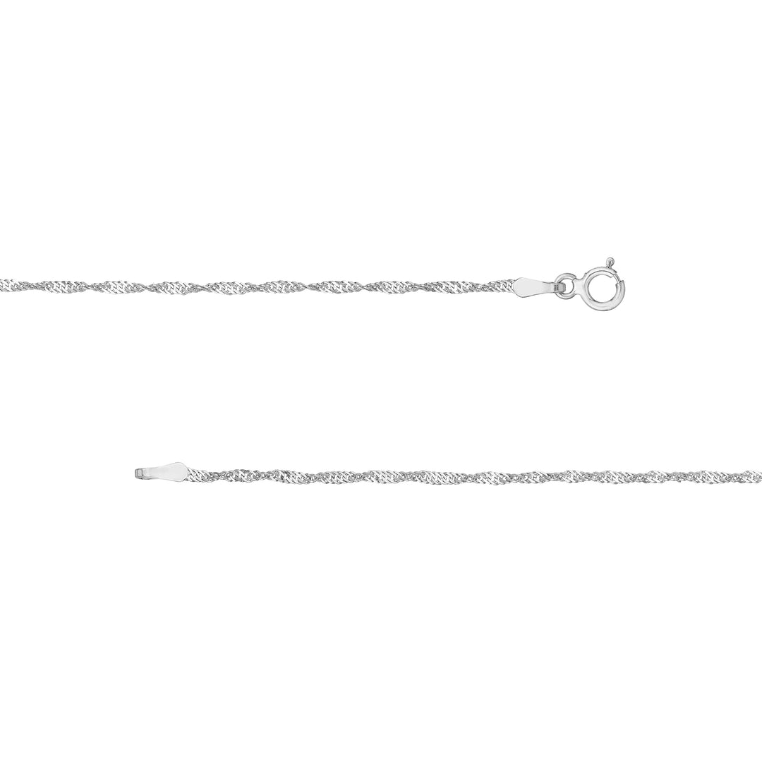 1.4mm Singapore Chain with Spring Ring