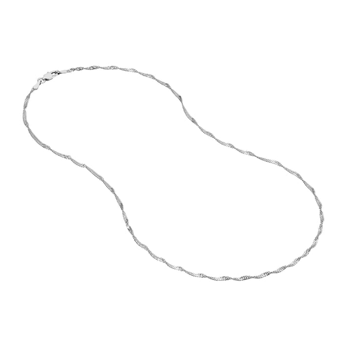 1.7mm Singapore Chain with Lobster Lock