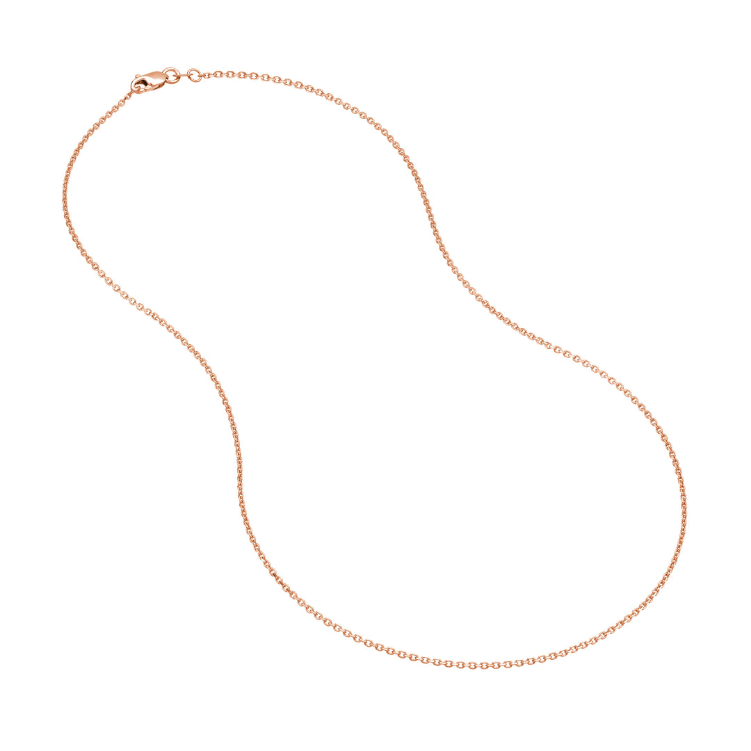 1.25mm D/C Cable Chain with Lobster Lock