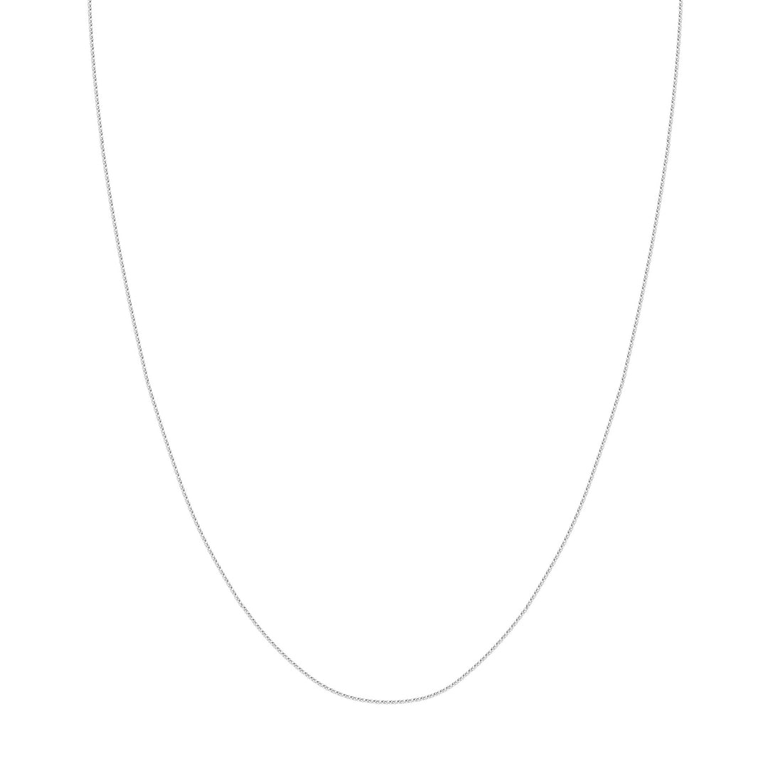 0.85mm Square Wheat Chain with Spring Ring