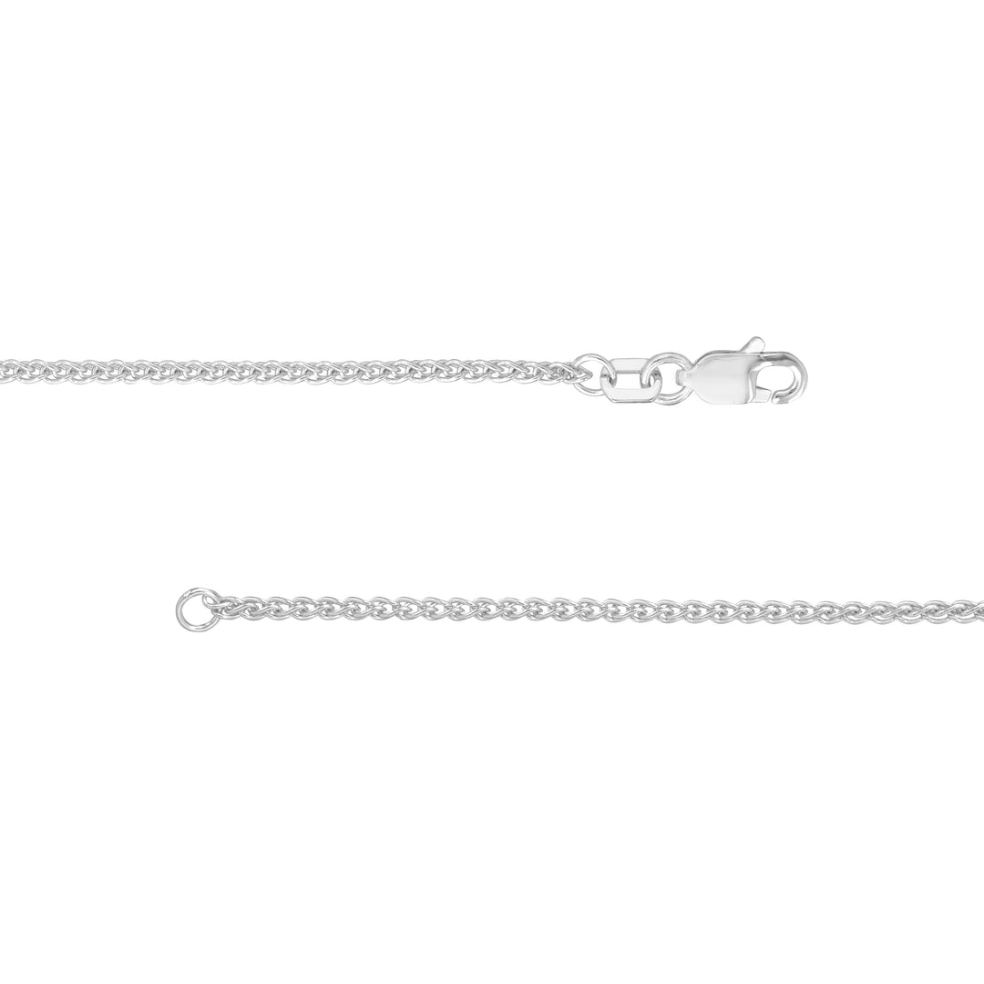 1.5mm Wheat Chain with Lobster Lock