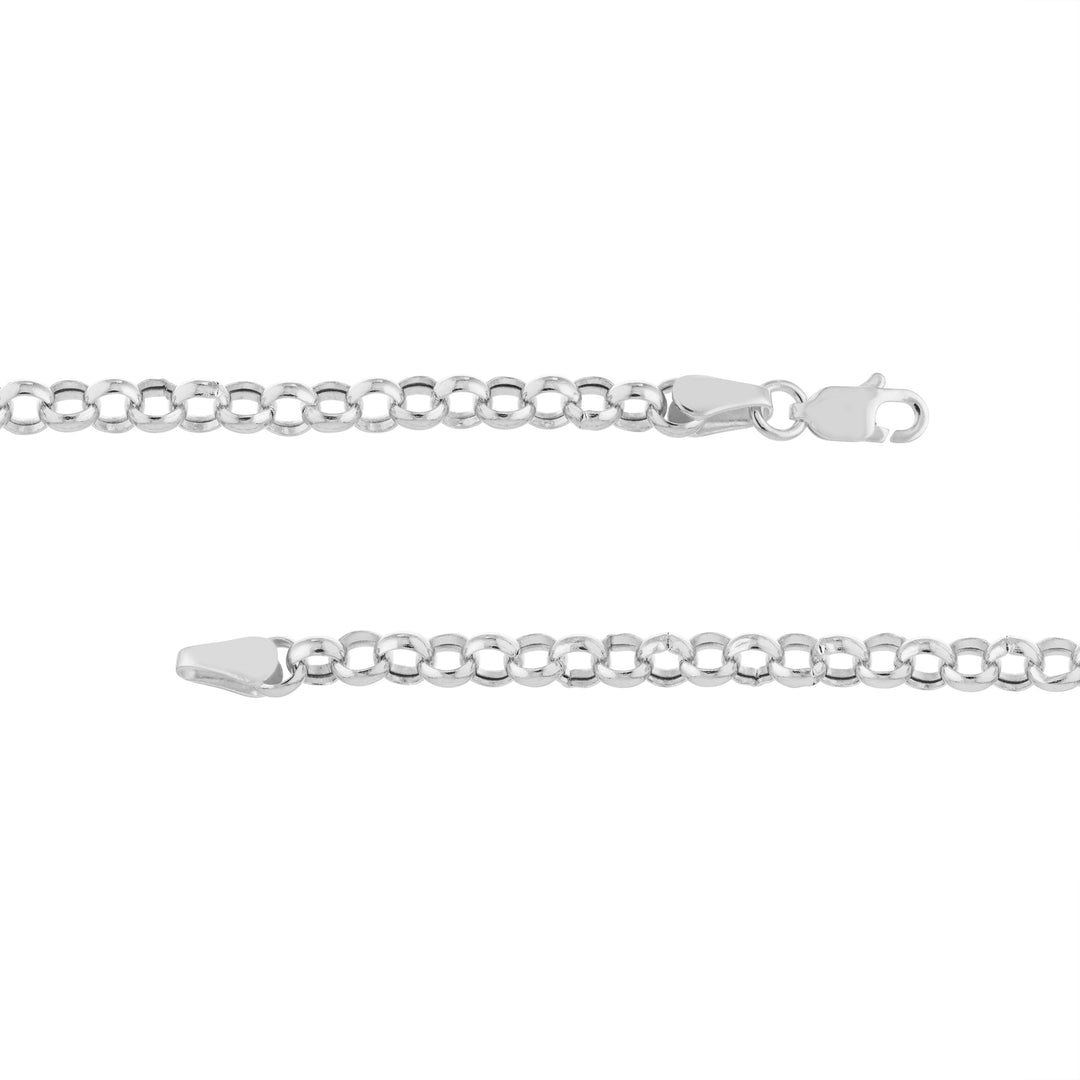 3.75mm Hollow Rolo Chain with Lobster Lock
