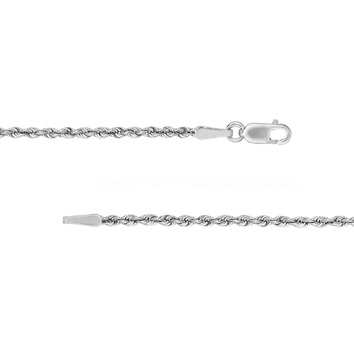 1.8mm Light Rope Chain with Lobster Lock