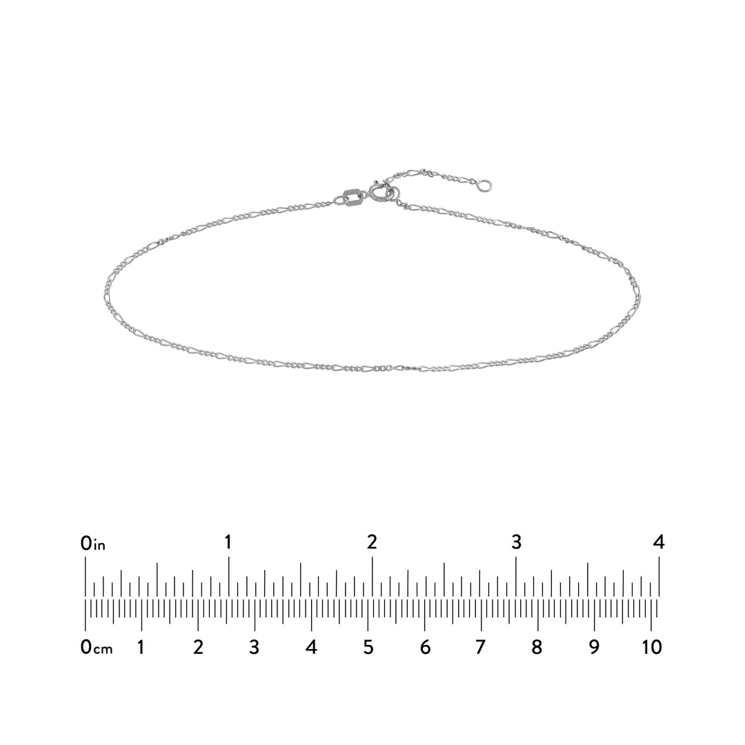 Figaro Chain Adjustable Anklet