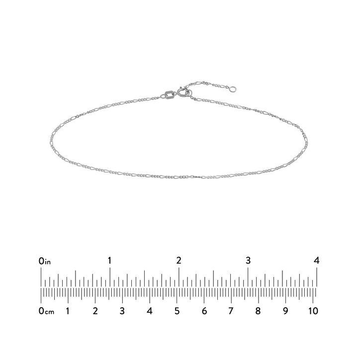 Figaro Chain Adjustable Anklet