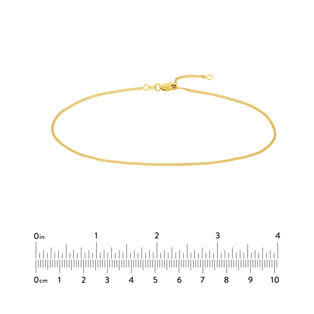 1.40mm Curb Chain Anklet