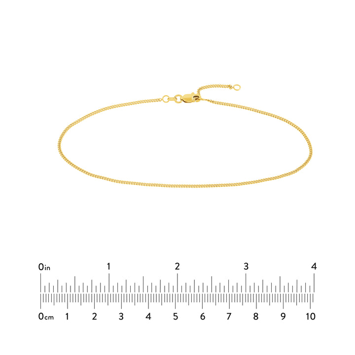 1.40mm Curb Chain Anklet