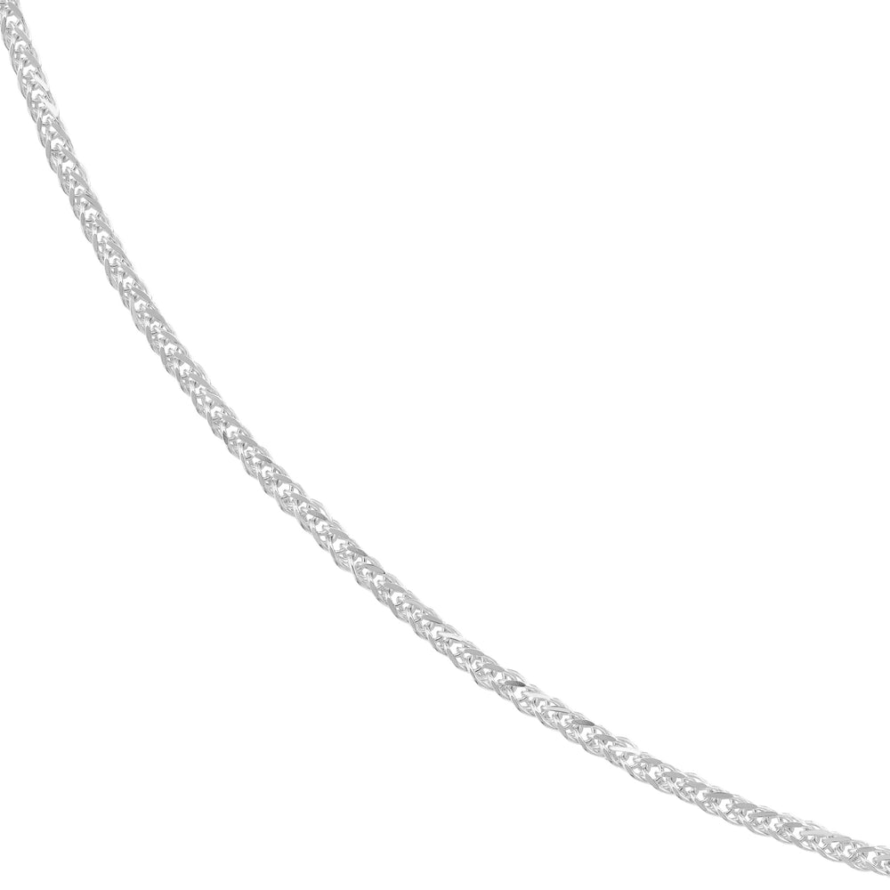 1.17mm D/C Square Wheat Chain with Lobster Lock