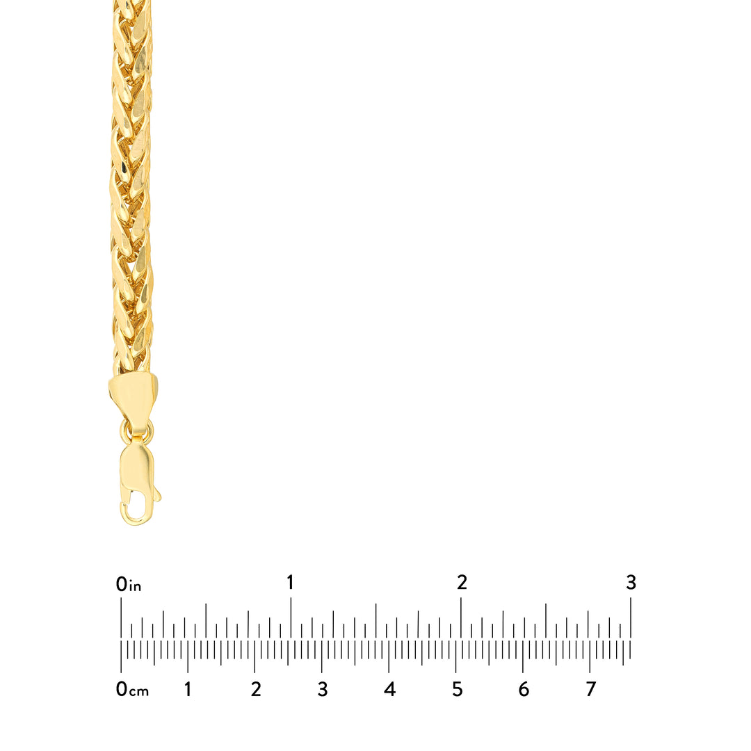 5.3mm D/C Light Wheat Chain with Lobster Lock