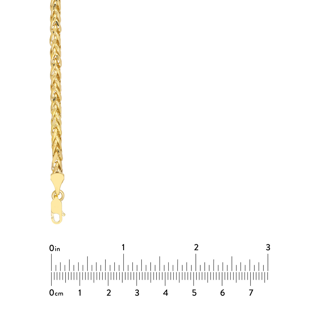 4.50mm Hollow D/C Wheat Chain 120 w/Lobster lock End Caps