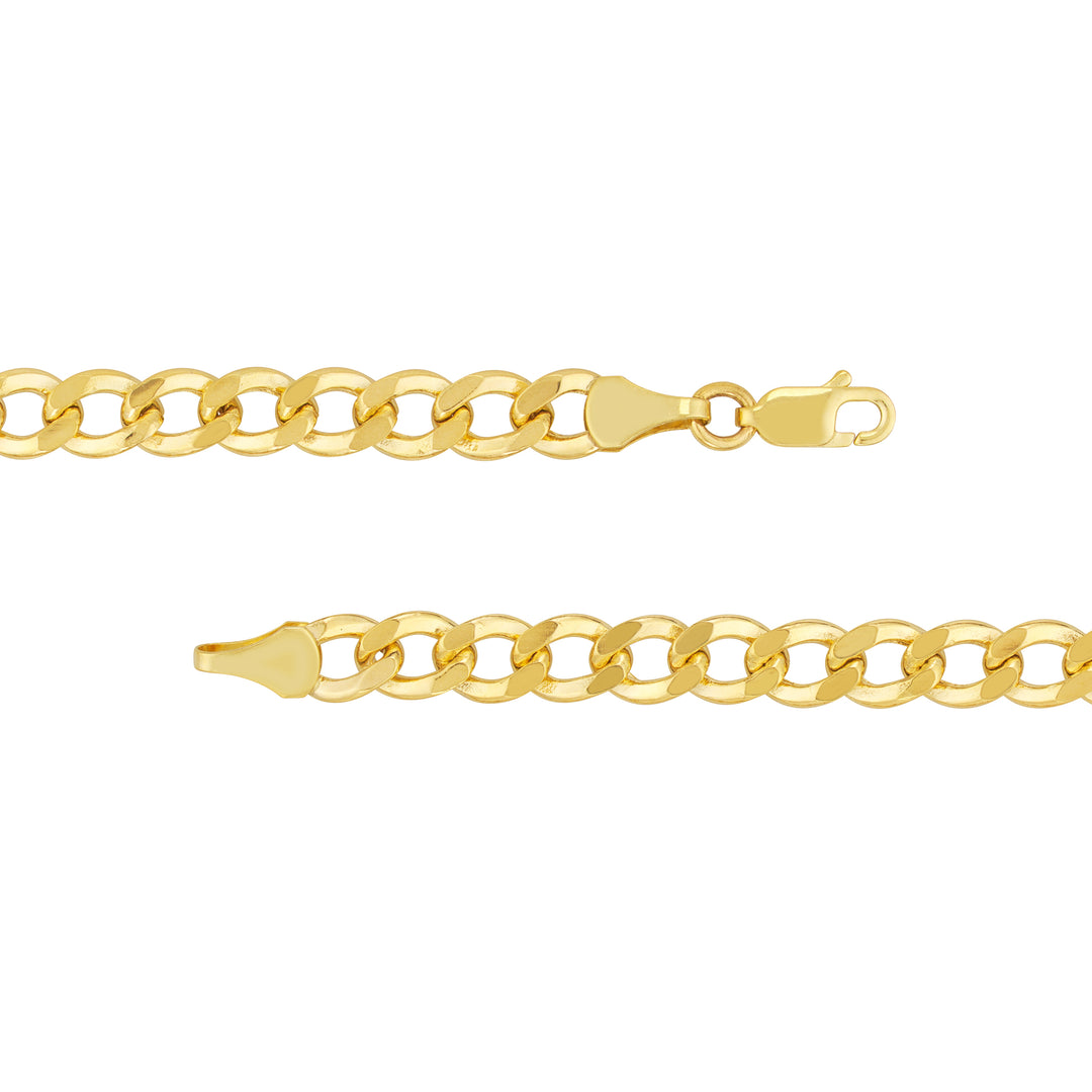 5.7mm Hollow Cuban Chain with Lobster Lock
