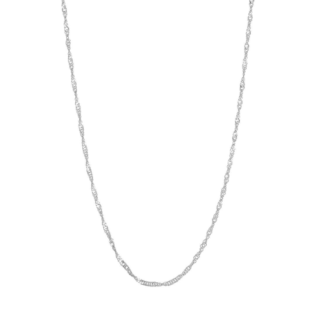 Sterling Silver 1.4mm Singapore Chain