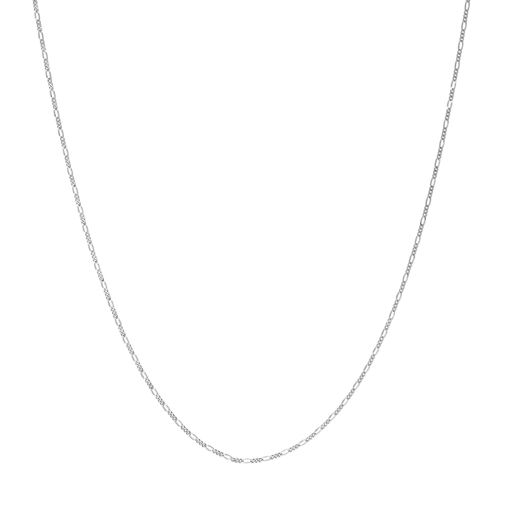 Sterling Silver 1.5mm Figaro Chain with Lobster Lock