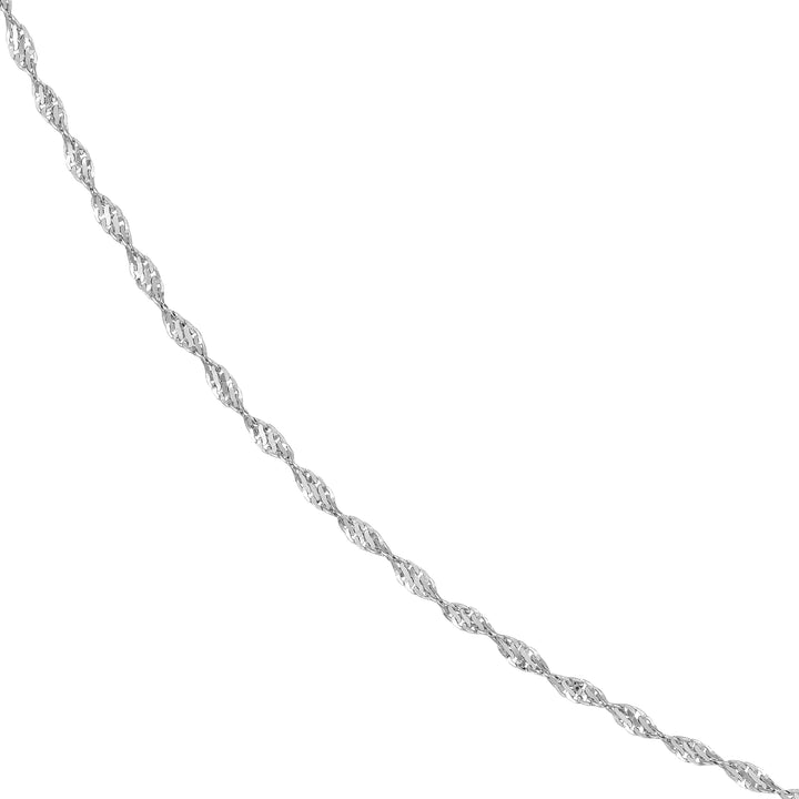 Sterling Silver 2.1mm Dorica Chain with Lobster Lock