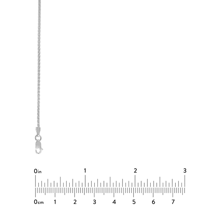 Sterling Silver 1.65mm Wheat Chain with Lobster Lock