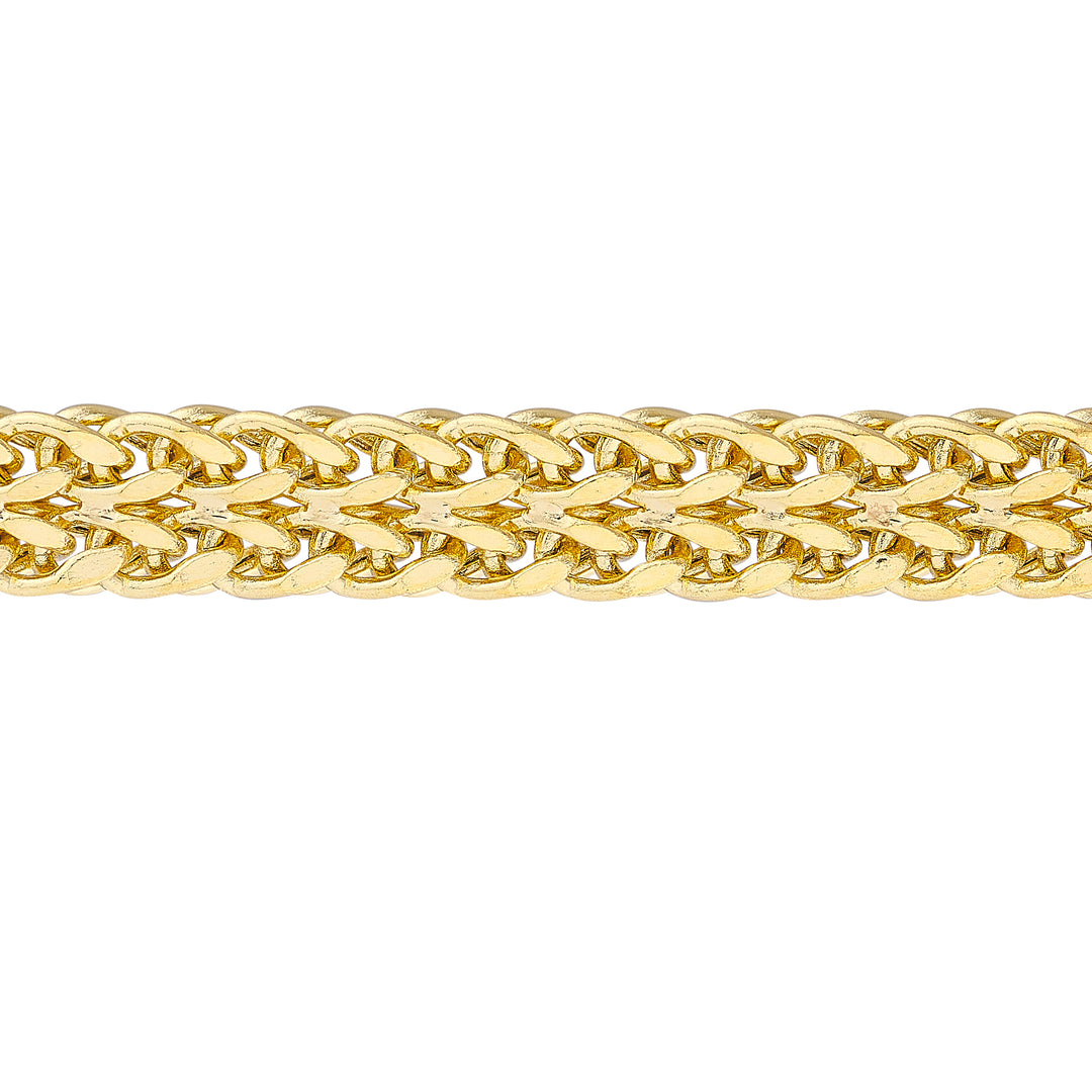2 Row Hollow Wheat Chain Bracelet