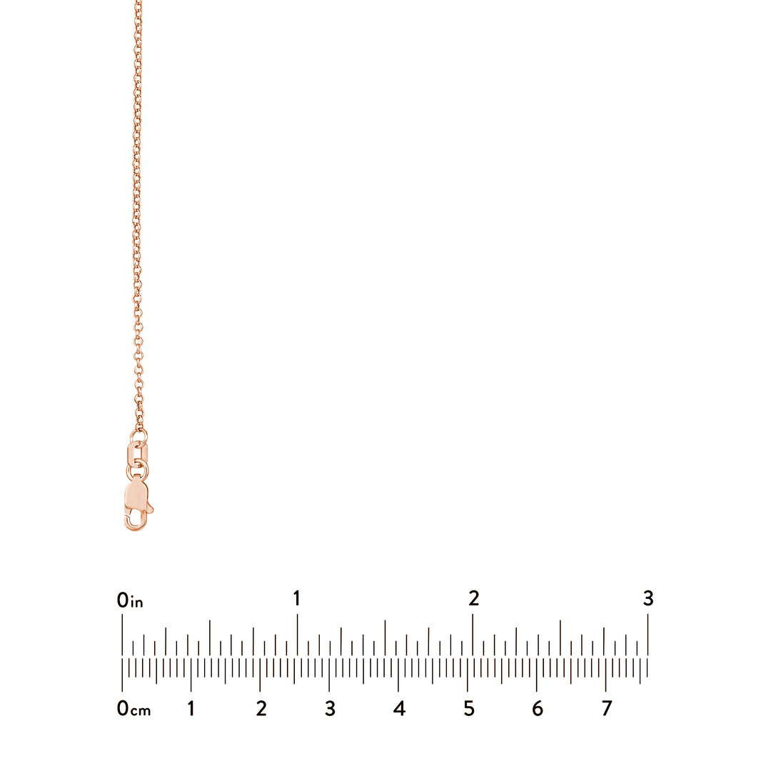 1.5mm Rolo Chain with Lobster Lock
