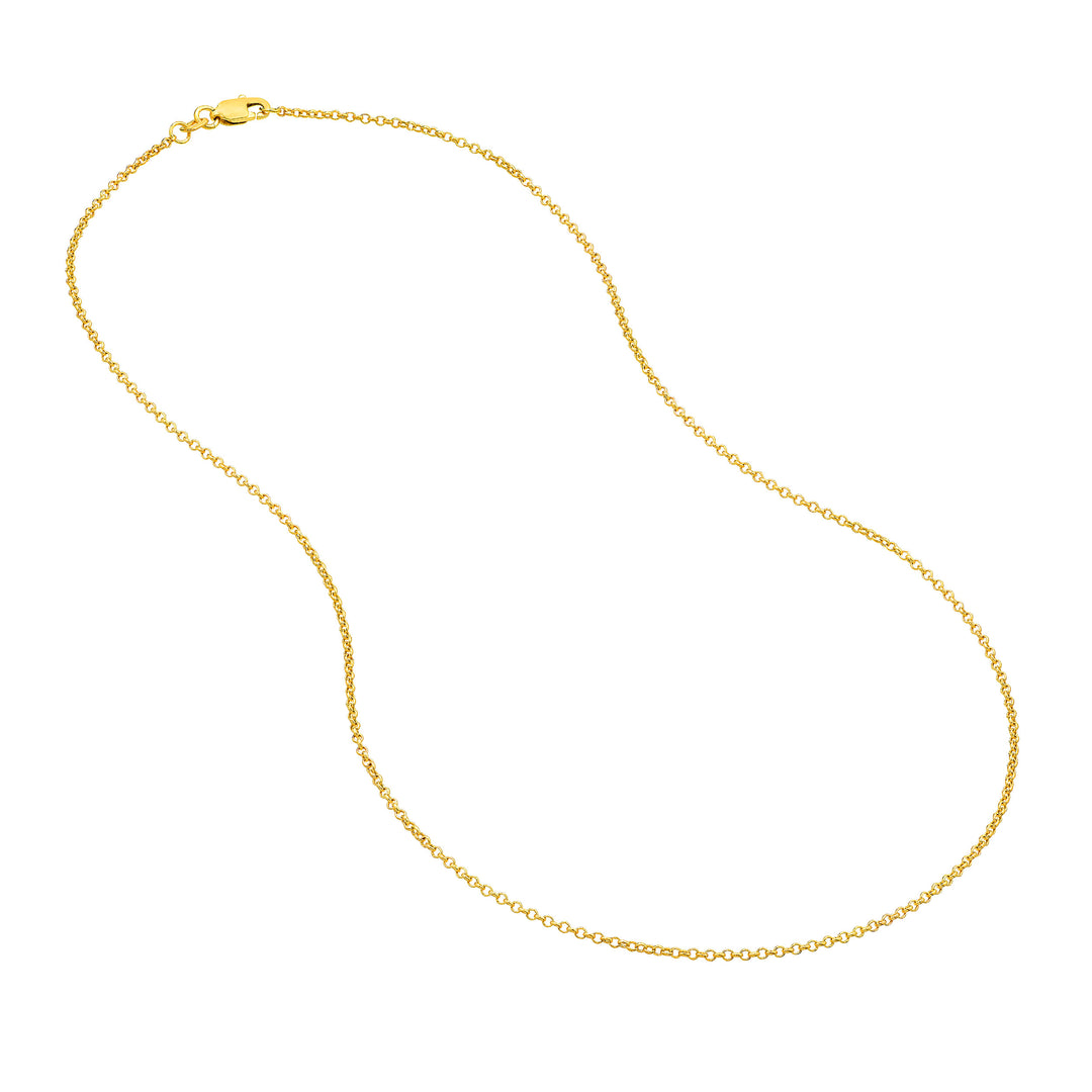 1.5mm Rolo Chain with Lobster Lock