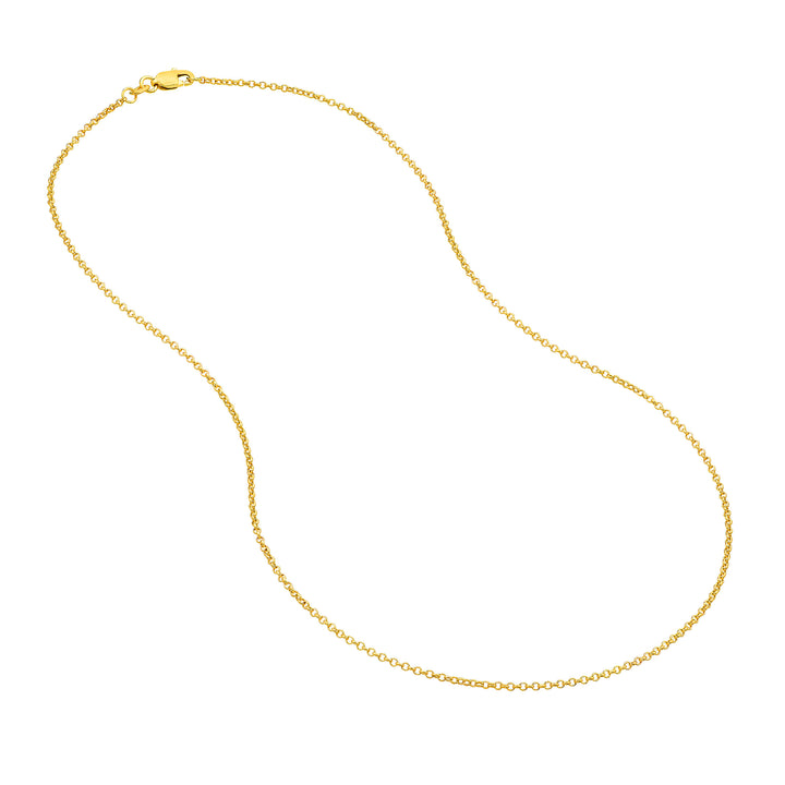 1.5mm Rolo Chain with Lobster Lock