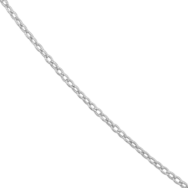 1.85mm Designer Rolo Chain with Lobster Lock