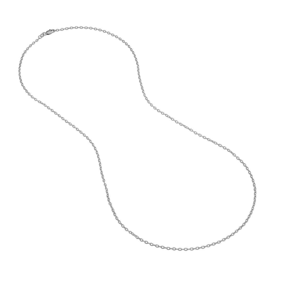 1.85mm Designer Rolo Chain with Lobster Lock