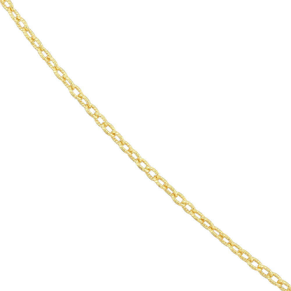1.85mm Designer Rolo Chain with Lobster Lock