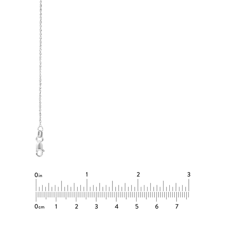 1.15mm Sparkle Singapore Chain with Lobster Lock