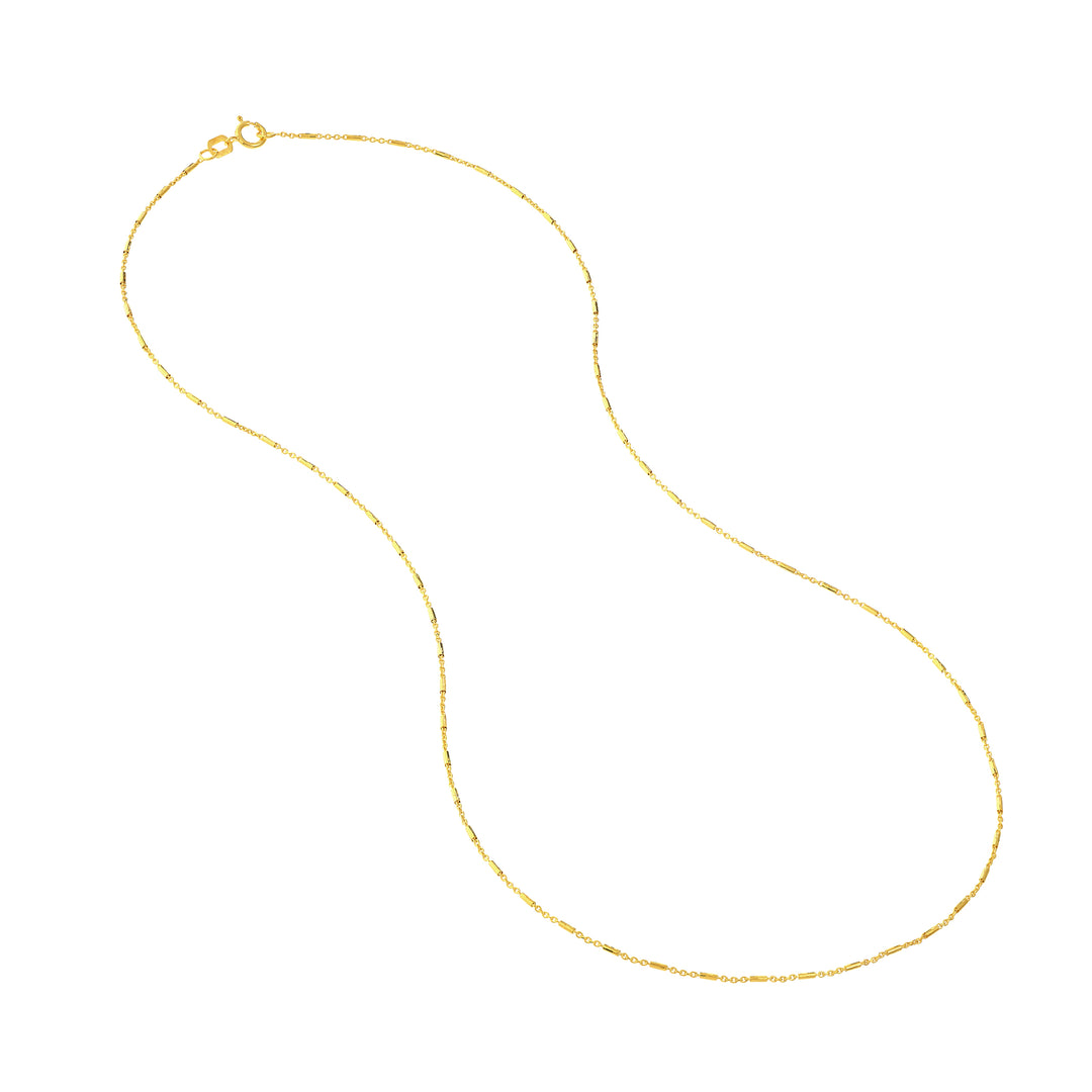 0.9mm Barrel Saturn Cable Chain with Spring Ring