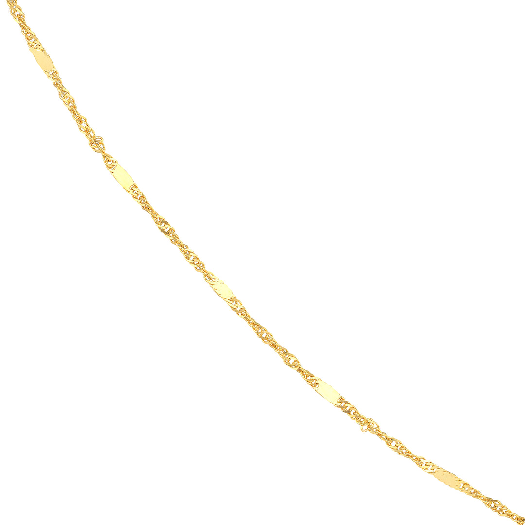 Singapore Flat Saturn Chain