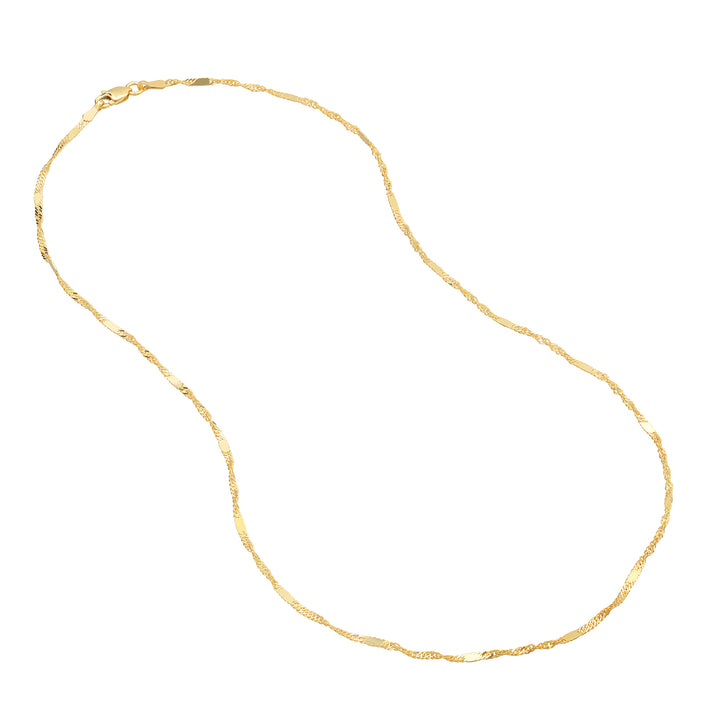 Singapore Flat Saturn Chain