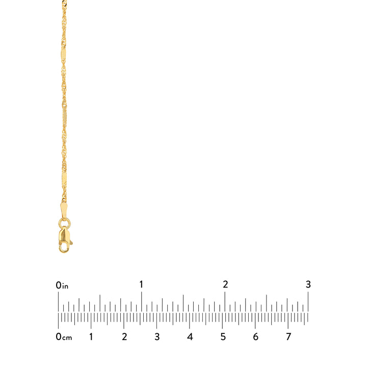 Singapore Flat Saturn Chain