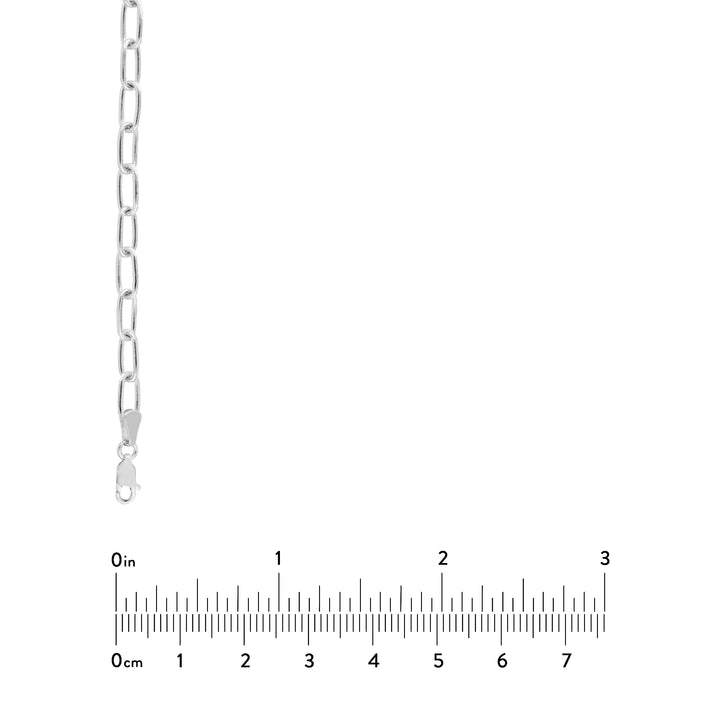 5mm Paper Clip Chain with Lobster Lock