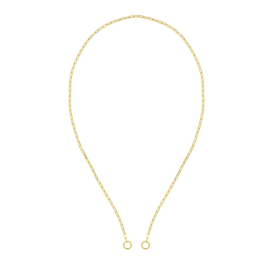 2.50mm Open Paper Clip Split Chain