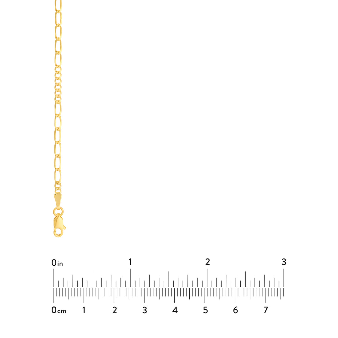 2.35mm 6+6 Figaro Chain