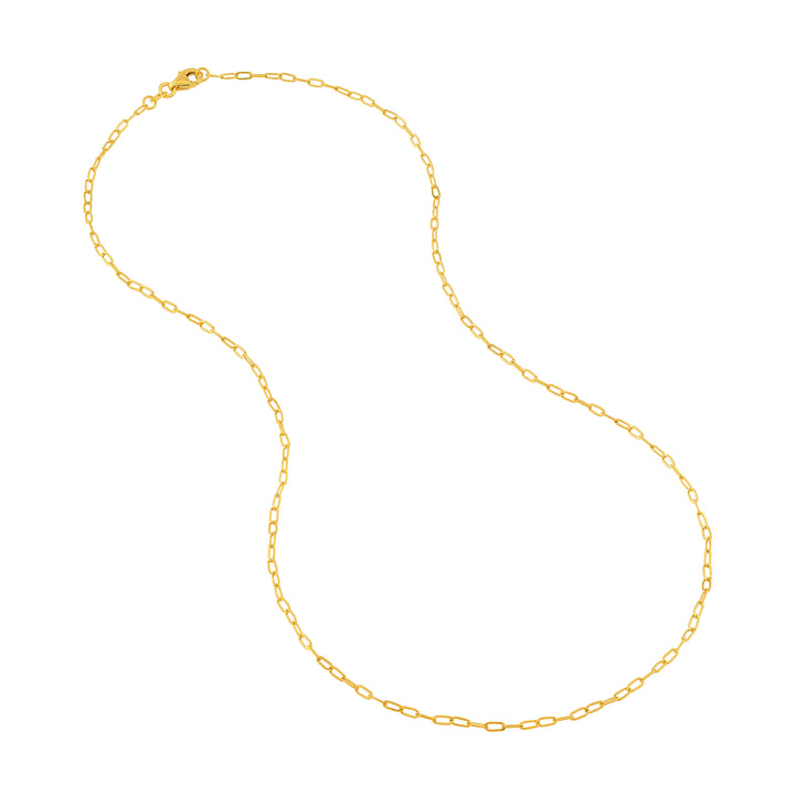 2.00mm Hammered Long Piatto Chain