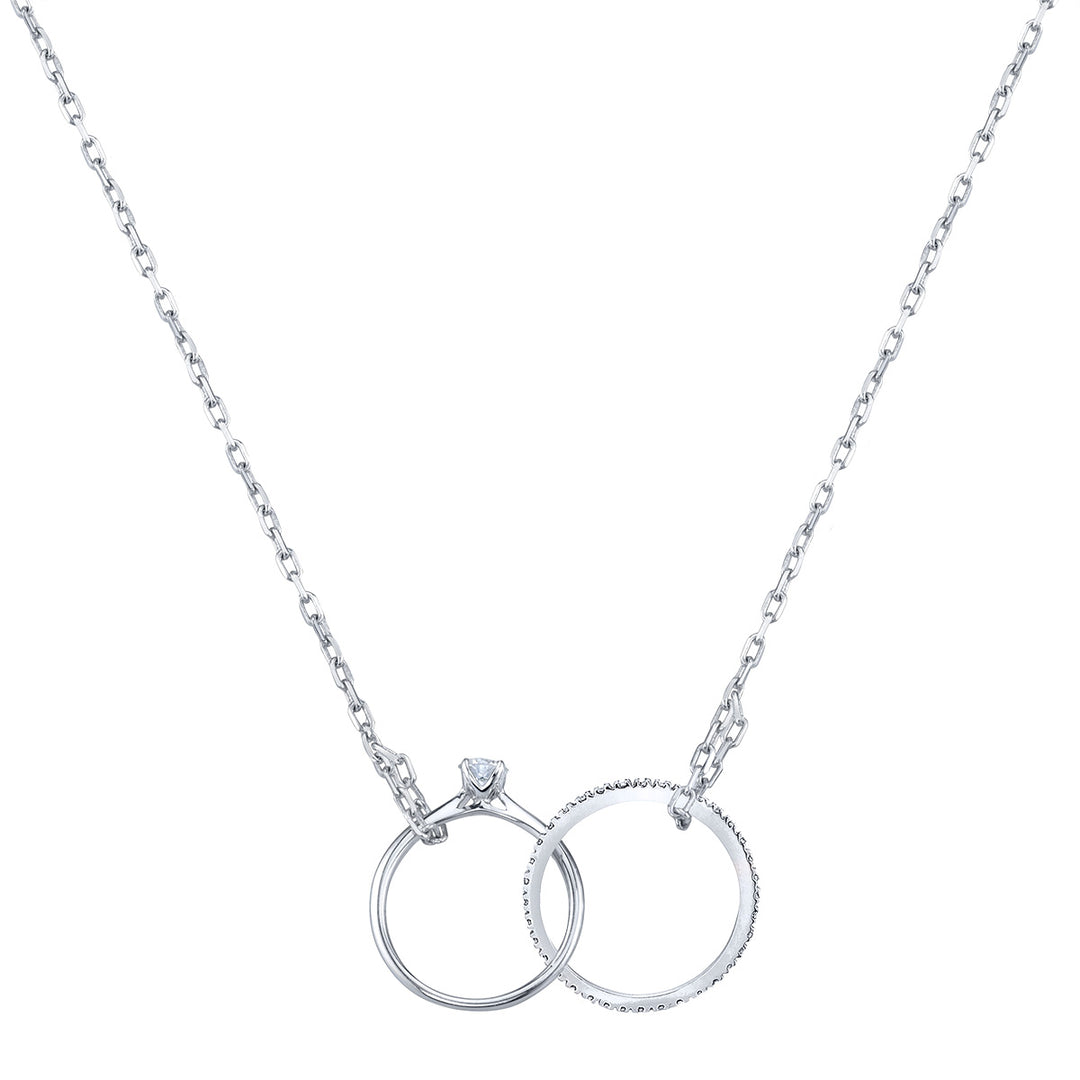 Round Diamond Solitaire Necklace
