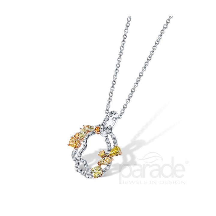 Fancy Color Diamond Pendant