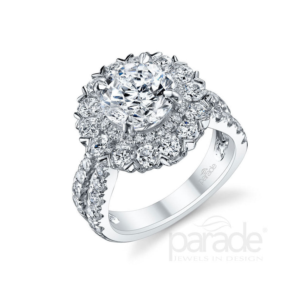 Diamond Halo Engagement Ring