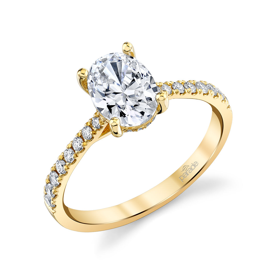 Diamond Halo Engagement Ring