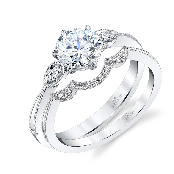 Milgrain Wedding Band