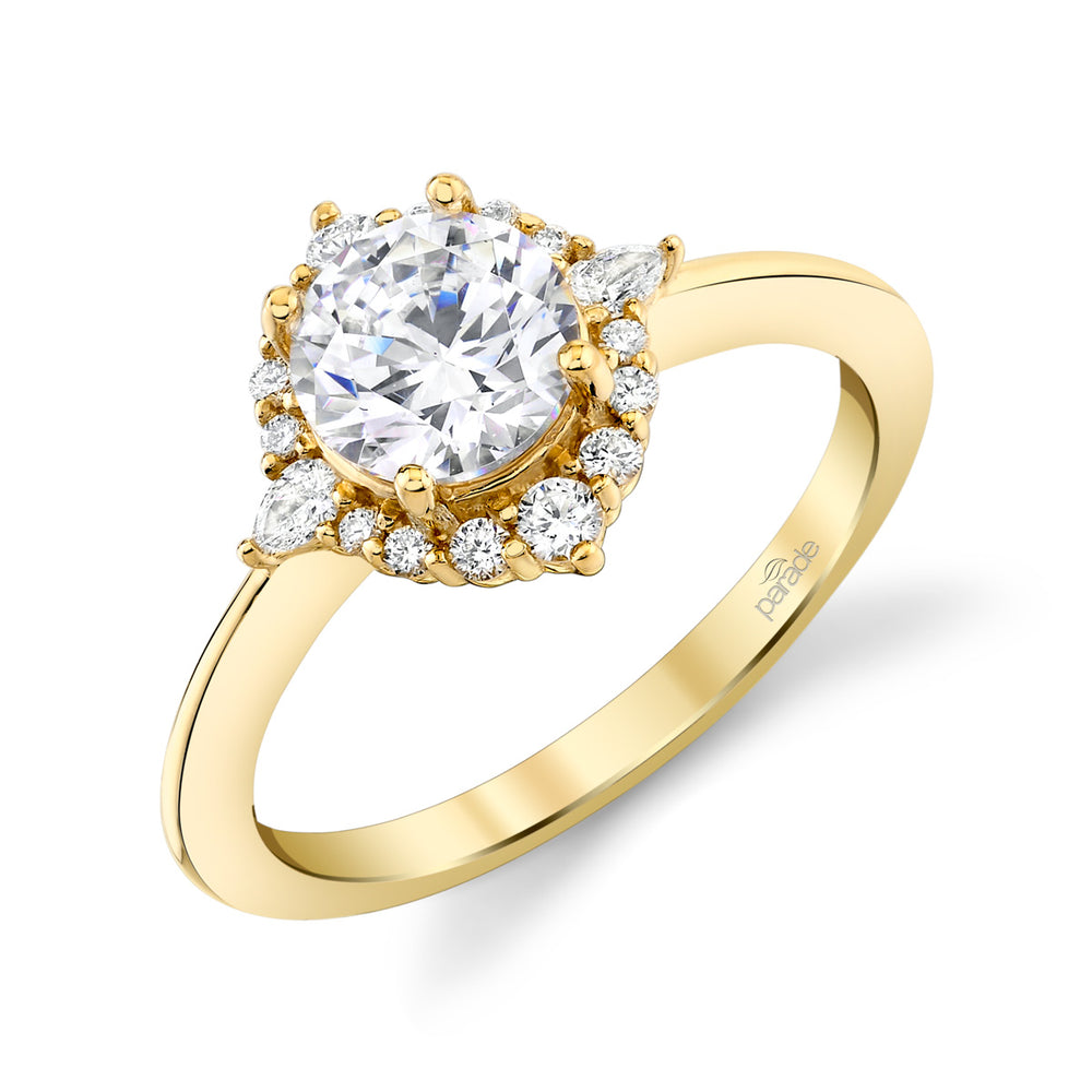 Diamond Halo Engagement Ring