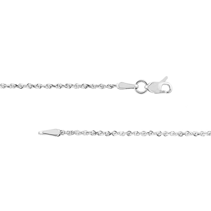 1.56mm D/C Rope Chain with Lobster Lock